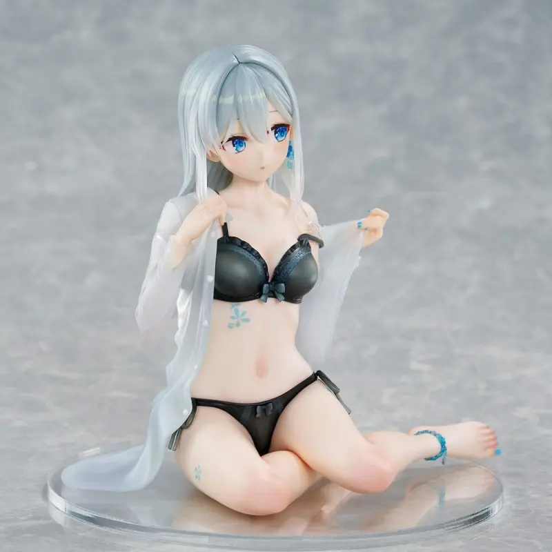 Original Character statuette PVC 1/7 Silver-Haired Girl Sky Blue Morning Special Outfit Ver. by Fuumi Illustration 16 cm | 4589642715092