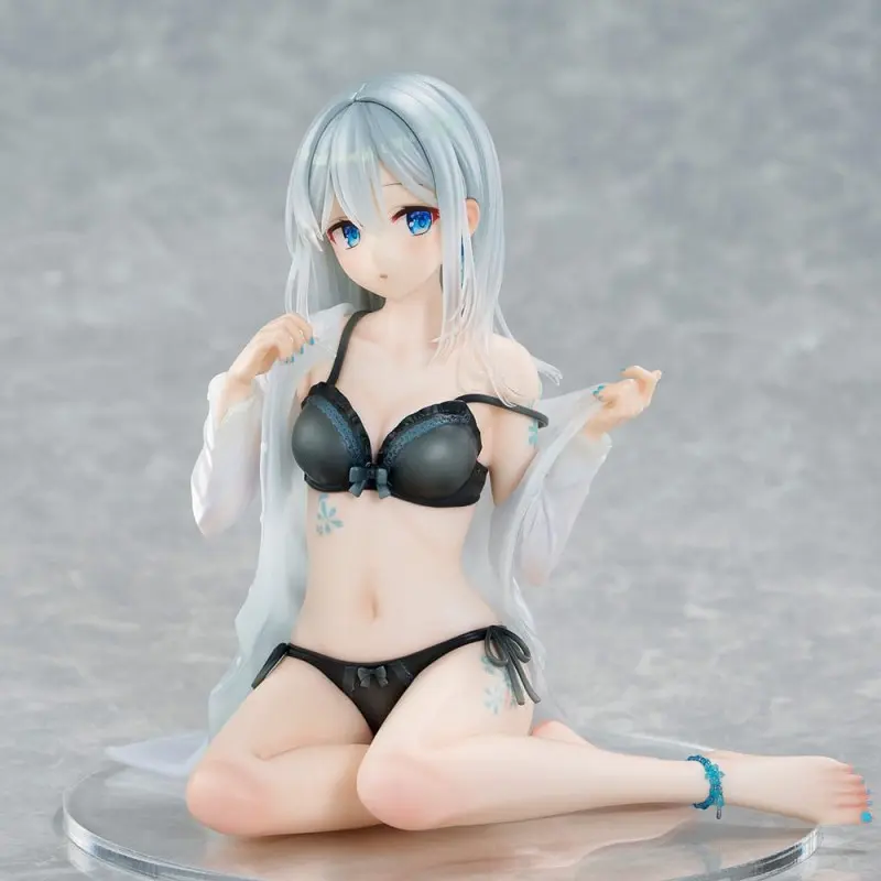Original Character statuette PVC 1/7 Silver-Haired Girl Sky Blue Morning Special Outfit Ver. by Fuumi Illustration 16 cm | 4589642715092