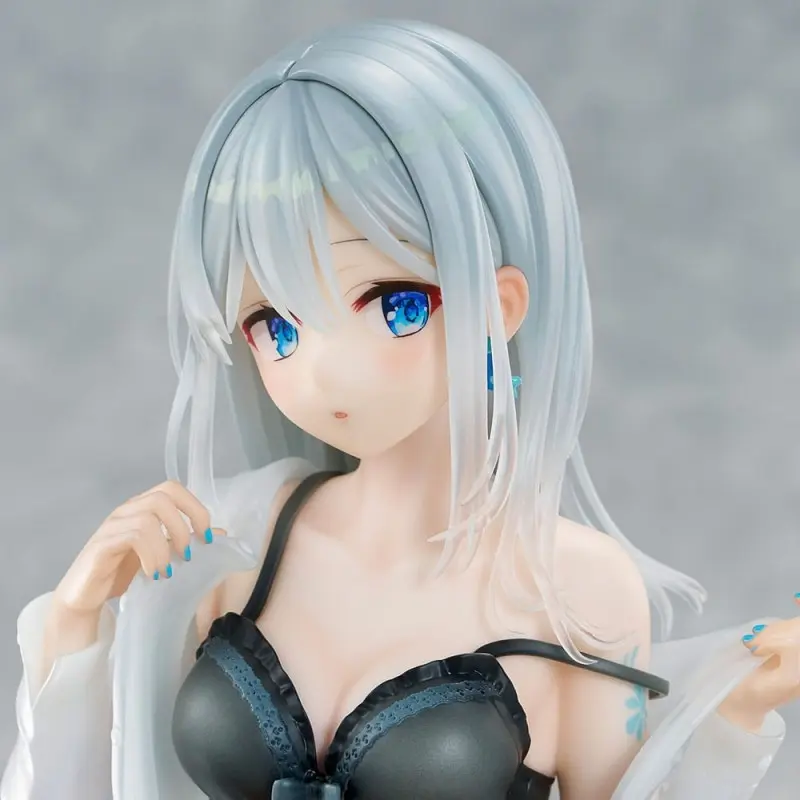 Original Character statuette PVC 1/7 Silver-Haired Girl Sky Blue Morning Special Outfit Ver. by Fuumi Illustration 16 cm | 4589642715092