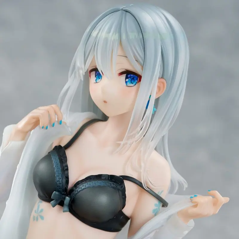 Original Character statuette PVC 1/7 Silver-Haired Girl Sky Blue Morning Special Outfit Ver. by Fuumi Illustration 16 cm | 4589642715092