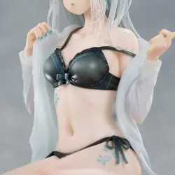 Original Character statuette PVC 1/7 Silver-Haired Girl Sky Blue Morning Special Outfit Ver. by Fuumi Illustration 16 cm | 4589642715092