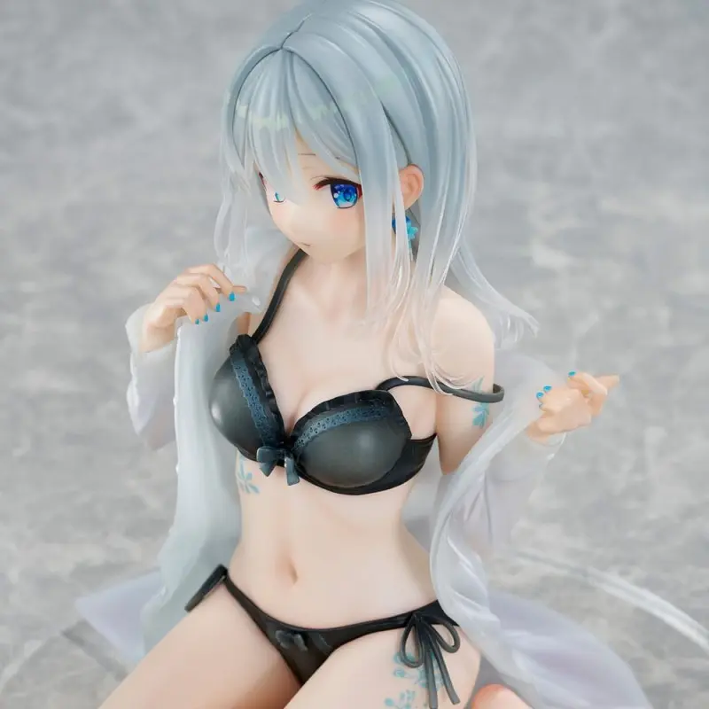 Original Character statuette PVC 1/7 Silver-Haired Girl Sky Blue Morning Special Outfit Ver. by Fuumi Illustration 16 cm | 4589642715092