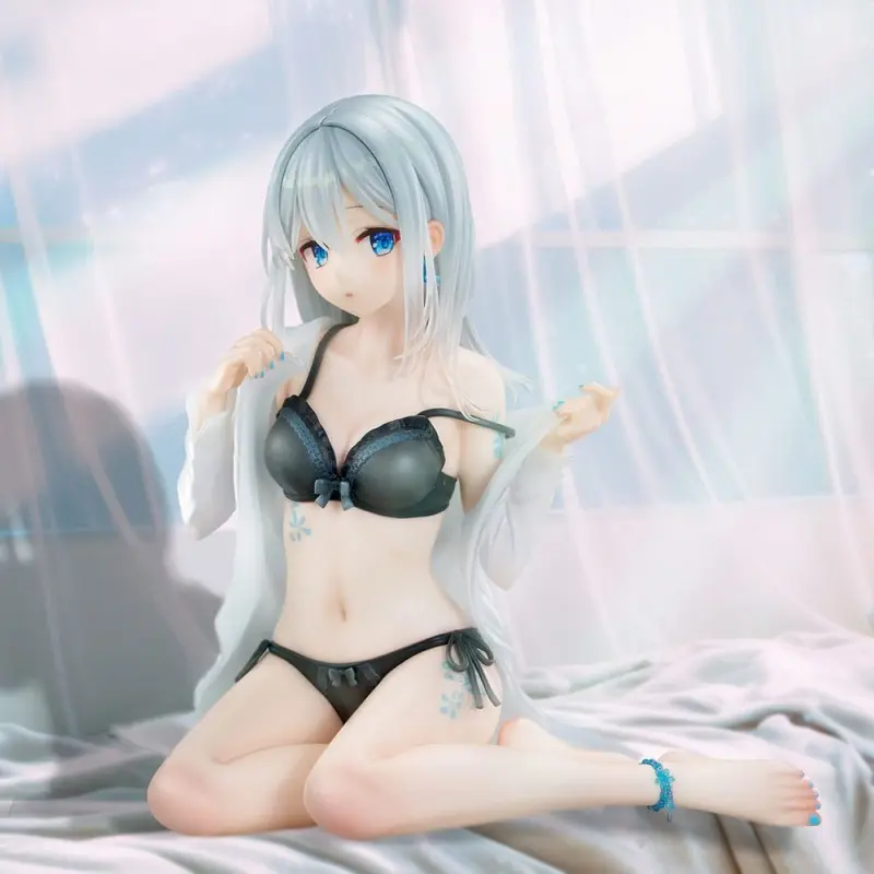 Original Character statuette PVC 1/7 Silver-Haired Girl Sky Blue Morning Special Outfit Ver. by Fuumi Illustration 16 cm | 4589642715092