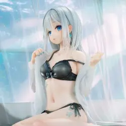 Original Character statuette PVC 1/7 Silver-Haired Girl Sky Blue Morning Special Outfit Ver. by Fuumi Illustration 16 cm | 4589642715092