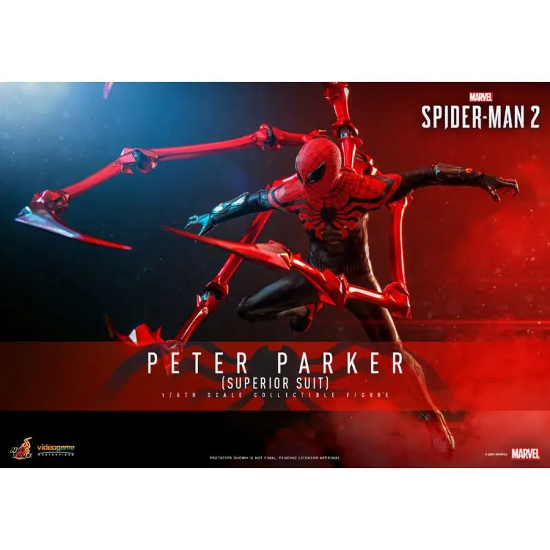 Spider-Man 2 figurine Video Game Masterpiece 1/6 Peter Parker (Superior Suit) 30 cm | 4895228616678