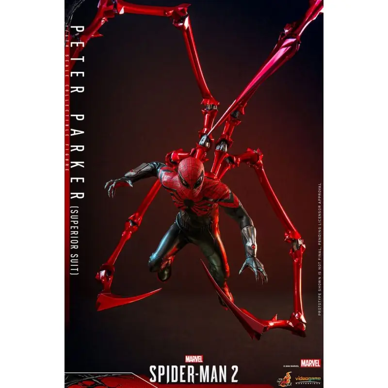 Spider-Man 2 figurine Video Game Masterpiece 1/6 Peter Parker (Superior Suit) 30 cm | 4895228616678