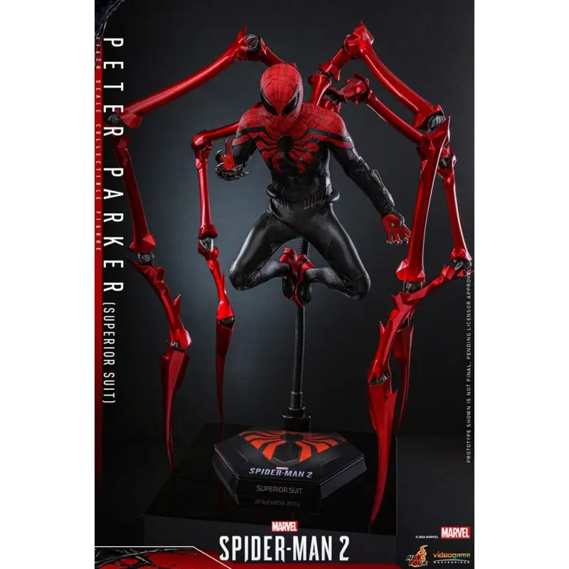 Spider-Man 2 figurine Video Game Masterpiece 1/6 Peter Parker (Superior Suit) 30 cm | 4895228616678