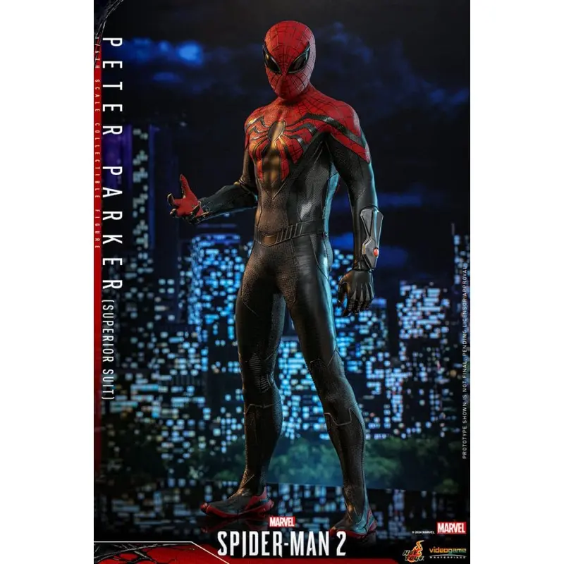 Spider-Man 2 figurine Video Game Masterpiece 1/6 Peter Parker (Superior Suit) 30 cm | 4895228616678