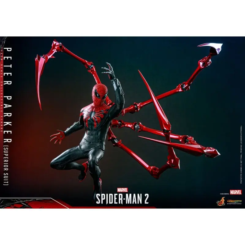 Spider-Man 2 figurine Video Game Masterpiece 1/6 Peter Parker (Superior Suit) 30 cm | 4895228616678