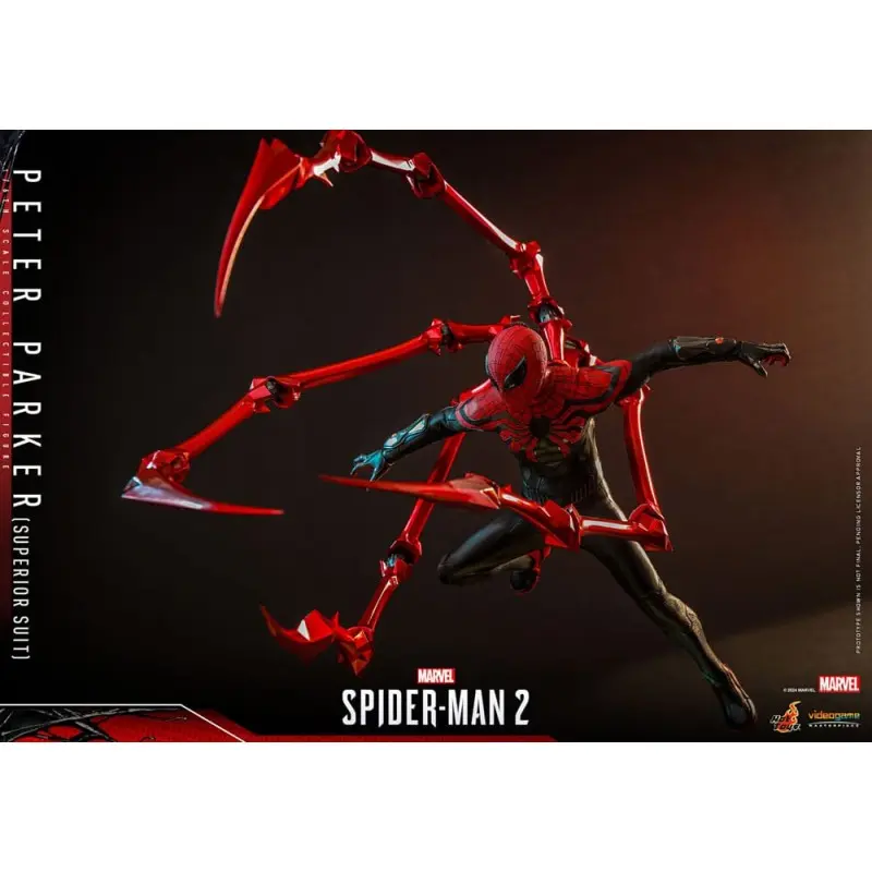 Spider-Man 2 figurine Video Game Masterpiece 1/6 Peter Parker (Superior Suit) 30 cm | 4895228616678