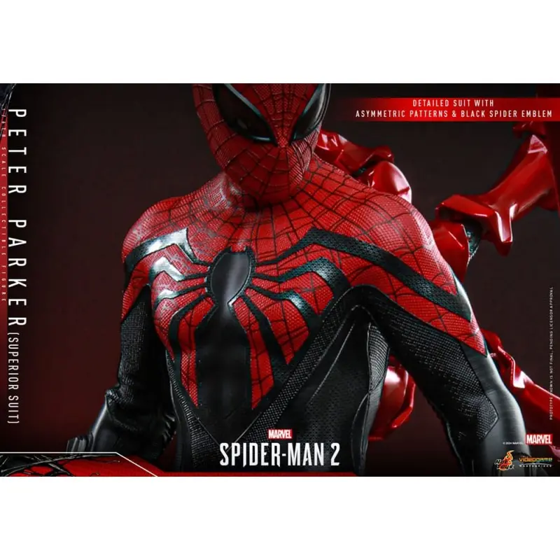 Spider-Man 2 figurine Video Game Masterpiece 1/6 Peter Parker (Superior Suit) 30 cm | 4895228616678