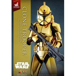 Star Wars figurine 1/6 Clone Trooper (Gold Chrome Version) Exclusive 30 cm | 0000000913143