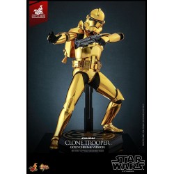 Star Wars figurine 1/6 Clone Trooper (Gold Chrome Version) Exclusive 30 cm