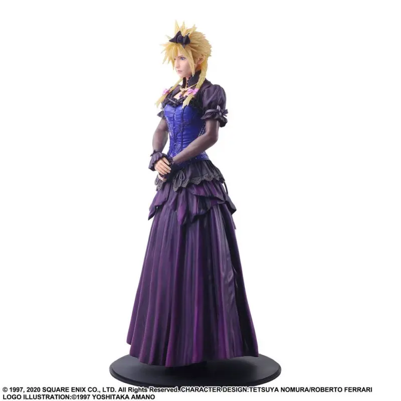 Final Fantasy VII Remake Static Arts Gallery statuette Cloud Strife Dress Ver. 28 cm | 4988601363839