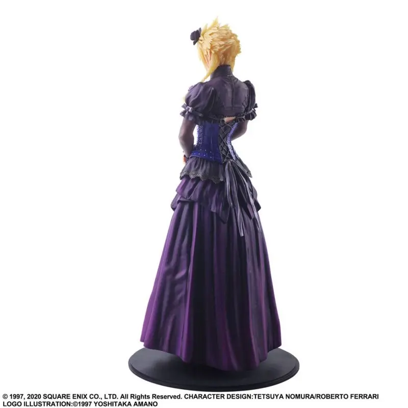 Final Fantasy VII Remake Static Arts Gallery statuette Cloud Strife Dress Ver. 28 cm | 4988601363839