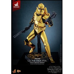 Star Wars figurine 1/6 Clone Trooper (Gold Chrome Version) Exclusive 30 cm