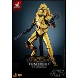 Star Wars figurine 1/6 Clone Trooper (Gold Chrome Version) Exclusive 30 cm | 0000000913143