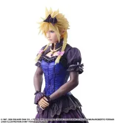 Final Fantasy VII Remake Static Arts Gallery statuette Cloud Strife Dress Ver. 28 cm | 4988601363839