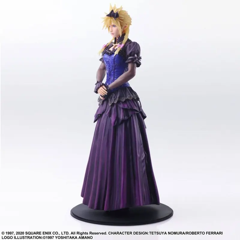 Final Fantasy VII Remake Static Arts Gallery statuette Cloud Strife Dress Ver. 28 cm | 4988601363839