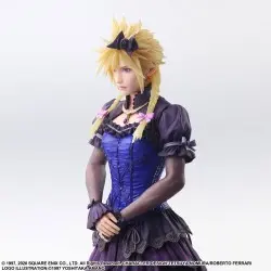 Final Fantasy VII Remake Static Arts Gallery statuette Cloud Strife Dress Ver. 28 cm | 4988601363839