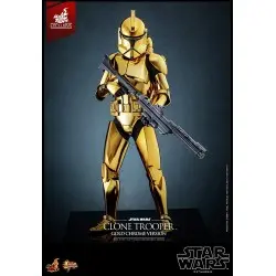 Star Wars figurine 1/6 Clone Trooper (Gold Chrome Version) Exclusive 30 cm | 0000000913143