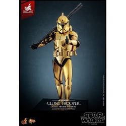 Star Wars figurine 1/6 Clone Trooper (Gold Chrome Version) Exclusive 30 cm