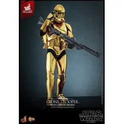 Star Wars figurine 1/6 Clone Trooper (Gold Chrome Version) Exclusive 30 cm | 0000000913143