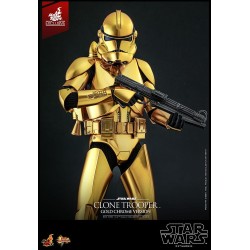 Star Wars figurine 1/6 Clone Trooper (Gold Chrome Version) Exclusive 30 cm