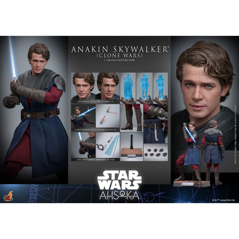 Star Wars: The Clone Wars figurine 1/6 Anakin Skywalker 31 cm
