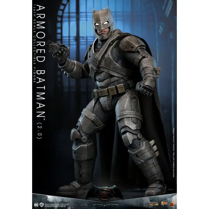 Batman v Superman : L'Aube de la justice figurine Movie Masterpiece 1/6 Armored Batman 2.0 33 cm | 4895228617590