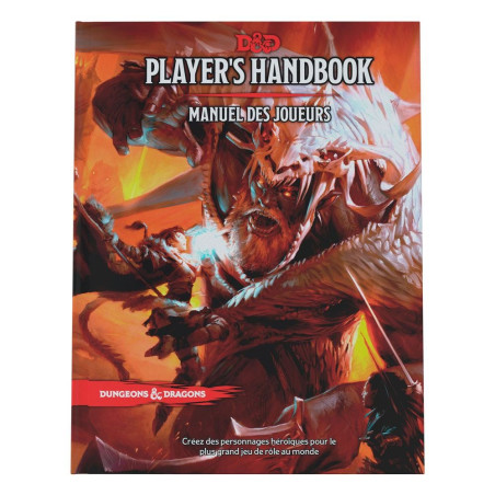 jeu :Dungeons & Dragons RPG Manuel des Joueurs FR éditeur : Wizards of the Coast version française jeu :Dungeons & Dragons RPG Manuel des Joueurs FR éditeur : Wizards of the Coast version française