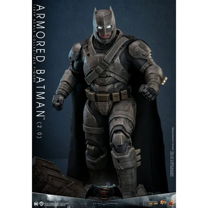 Batman v Superman : L'Aube de la justice figurine Movie Masterpiece 1/6 Armored Batman 2.0 33 cm | 4895228617590