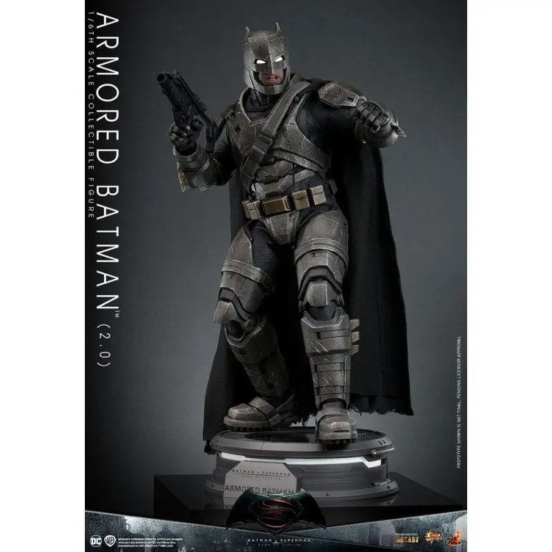 Batman v Superman : L'Aube de la justice figurine Movie Masterpiece 1/6 Armored Batman 2.0 33 cm | 4895228617590