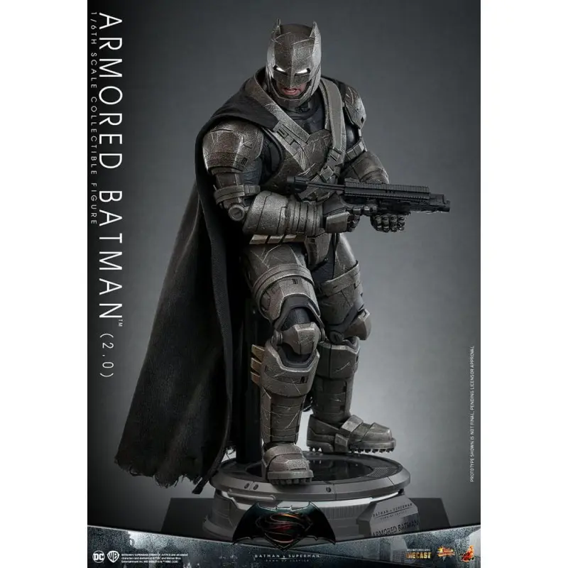 Batman v Superman : L'Aube de la justice figurine Movie Masterpiece 1/6 Armored Batman 2.0 33 cm | 4895228617590