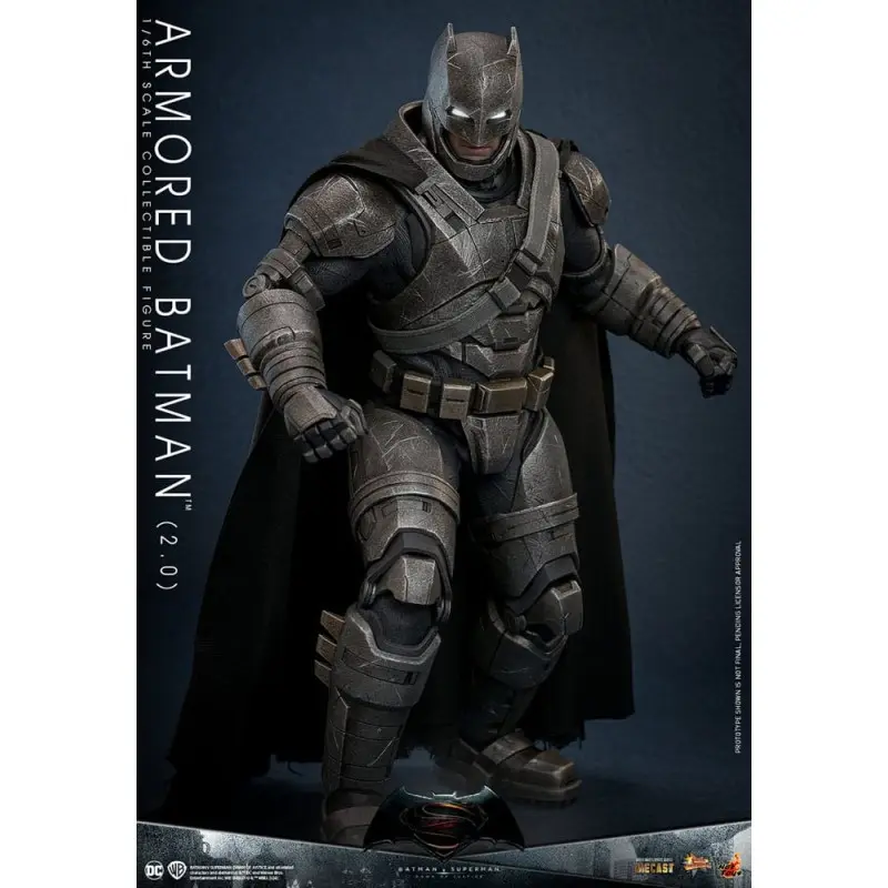 Batman v Superman : L'Aube de la justice figurine Movie Masterpiece 1/6 Armored Batman 2.0 33 cm | 4895228617590