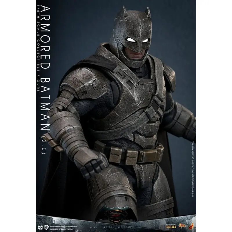 Batman v Superman : L'Aube de la justice figurine Movie Masterpiece 1/6 Armored Batman 2.0 33 cm | 4895228617590