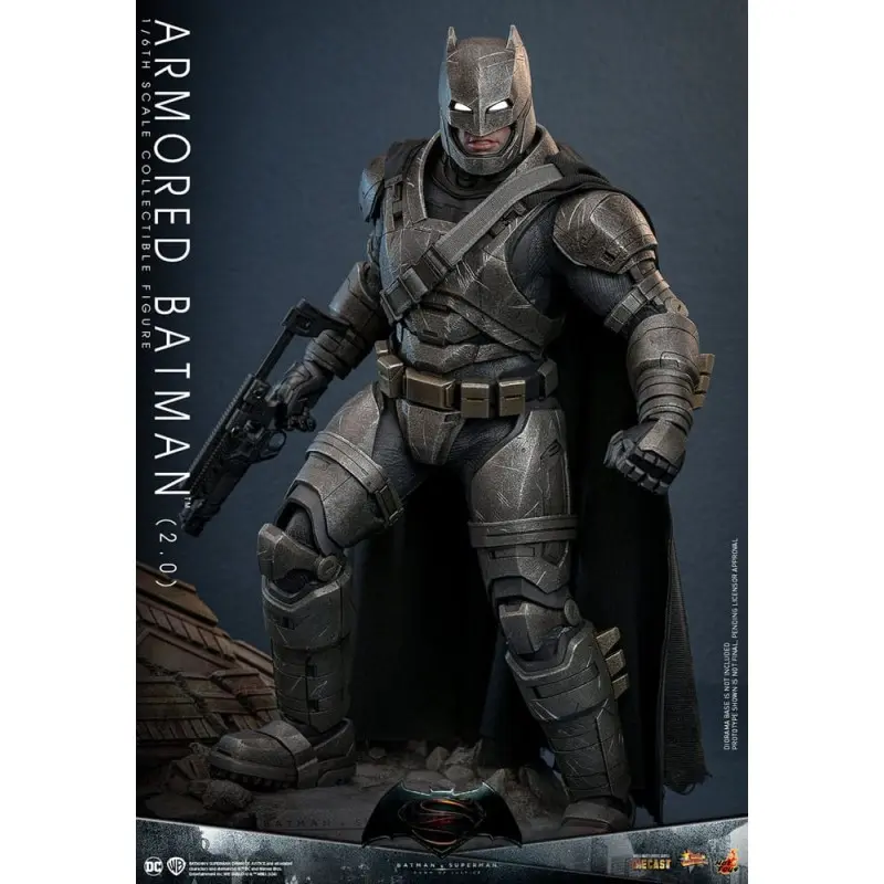 Batman v Superman : L'Aube de la justice figurine Movie Masterpiece 1/6 Armored Batman 2.0 33 cm | 4895228617590