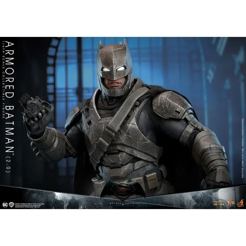 Batman v Superman : L'Aube de la justice figurine Movie Masterpiece 1/6 Armored Batman 2.0 33 cm | 4895228617590