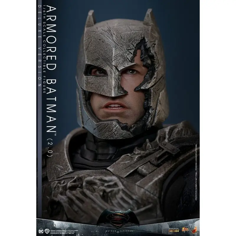 Batman v Superman : L'Aube de la justice figurine Movie Masterpiece 1/6 Armored Batman 2.0 (Deluxe Version) 33 cm | 4895228617606