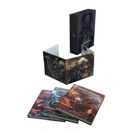 jeu : Dungeons & Dragons RPG Core Rulebooks Gift Set FR
éditeur : Wizards of the Coast
version française