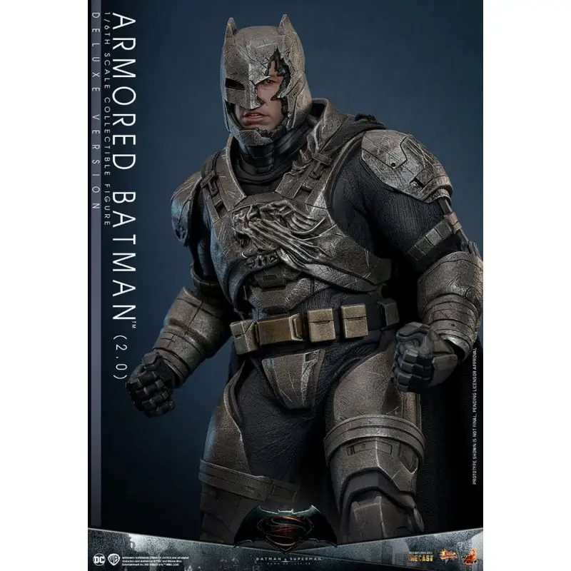 Batman v Superman : L'Aube de la justice figurine Movie Masterpiece 1/6 Armored Batman 2.0 (Deluxe Version) 33 cm | 4895228617606