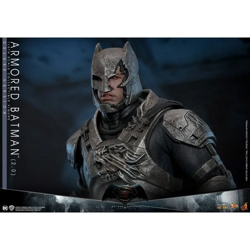 Batman v Superman : L'Aube de la justice figurine Movie Masterpiece 1/6 Armored Batman 2.0 (Deluxe Version) 33 cm | 4895228617606