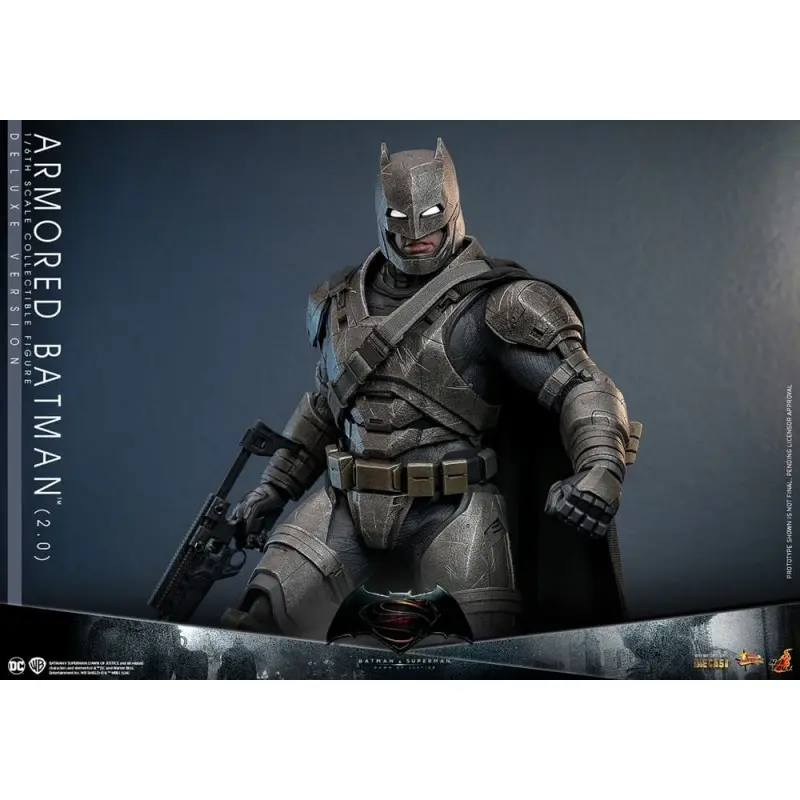 Batman v Superman : L'Aube de la justice figurine Movie Masterpiece 1/6 Armored Batman 2.0 (Deluxe Version) 33 cm | 4895228617606