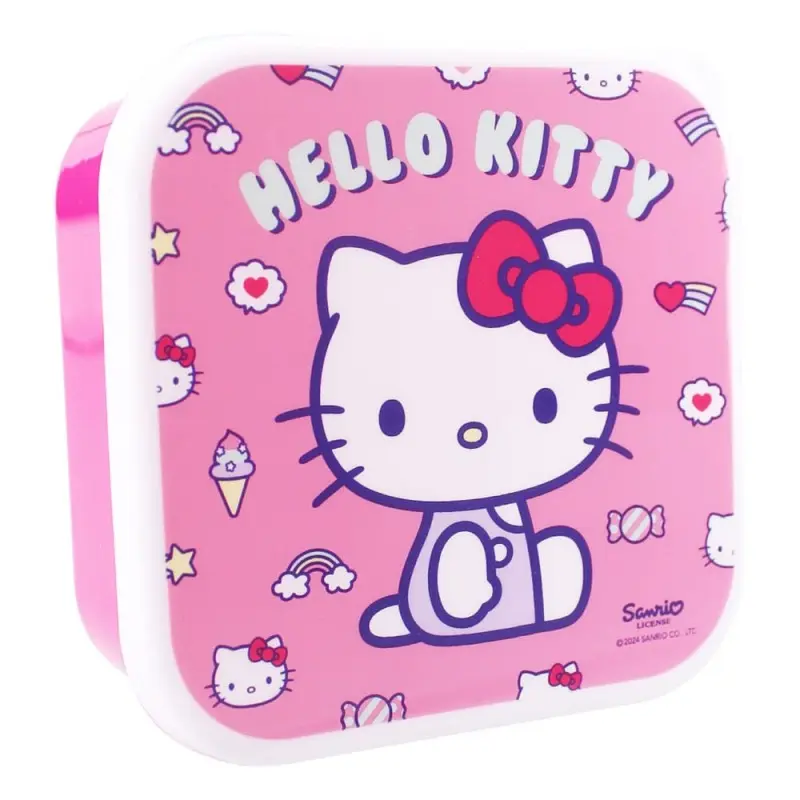 Sanrio pack 3 boîtes à goûter Hello Kitty Fresh Bites | 8712645318120