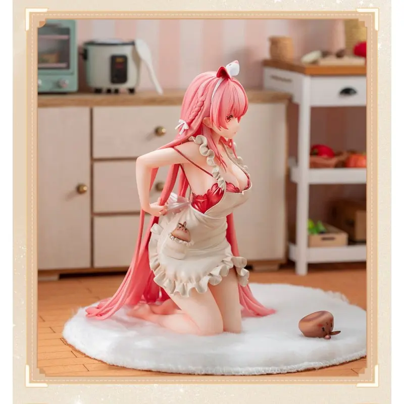 Original Character statuette 1/7 White Rabbit Rosu 16 cm | 6976881810219