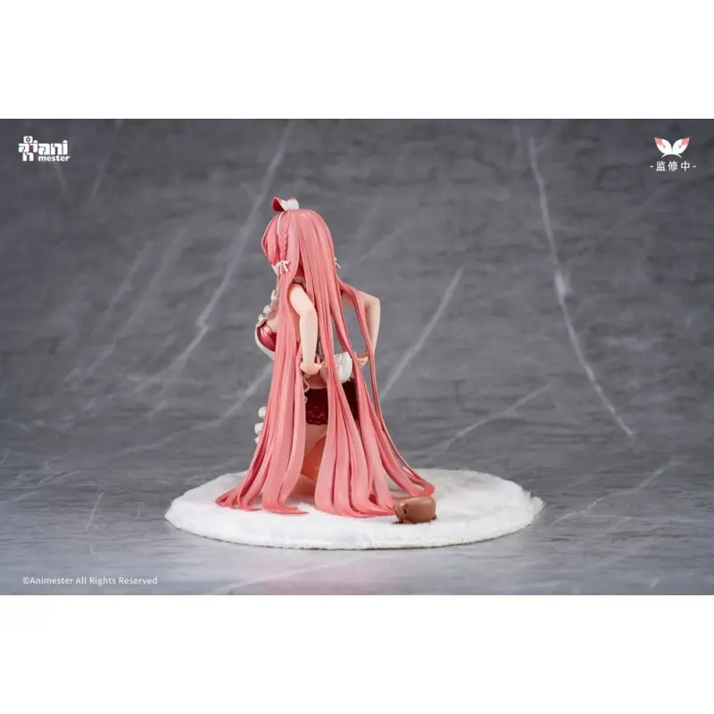 Original Character statuette 1/7 White Rabbit Rosu 16 cm | 6976881810219