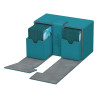 produit : boîte pour cartes Twin Flip n Tray Deck Case 160+ taille standard XenoSkin Bleu Pétrole marque : Ultimate Guard