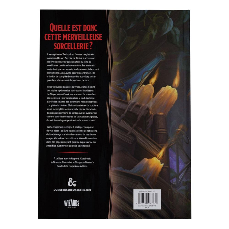 Game: Dungeons & Dragons RPG Tasha's Cauldron of Wonders FR
Publisher: Wizards of the Coast
English Version