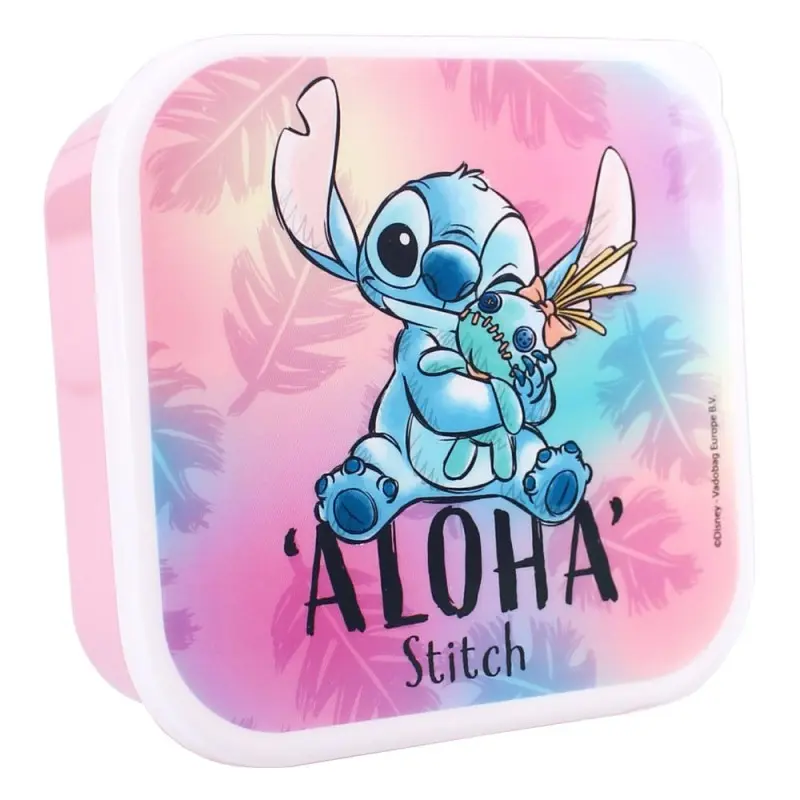 Lilo & Stitch pack 3 boîtes à goûter Stitch Fresh Bites | 8712645316461