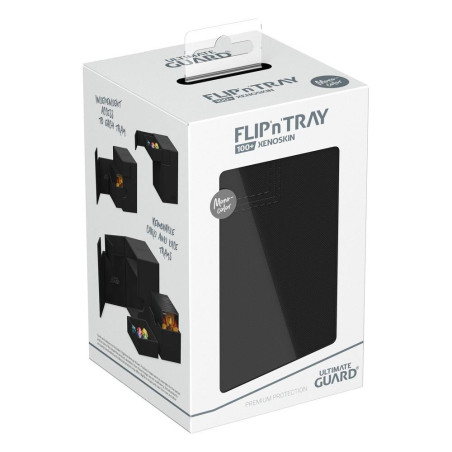 produit : boîte pour cartes Flip n Tray Deck Case 100+ XenoSkin Monocolor Noir marque : Ultimate Guard produit : boîte pour cartes Flip n Tray Deck Case 100+ XenoSkin Monocolor Noir marque : Ultimate Guard